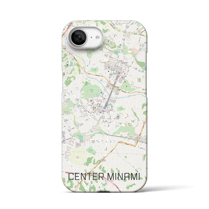 【センター南（神奈川県）】地図柄iPhoneケース（バックカバータイプ）