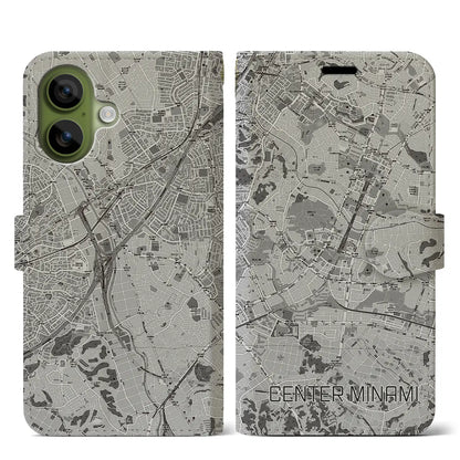 【センター南（神奈川県）】地図柄iPhoneケース（手帳タイプ）