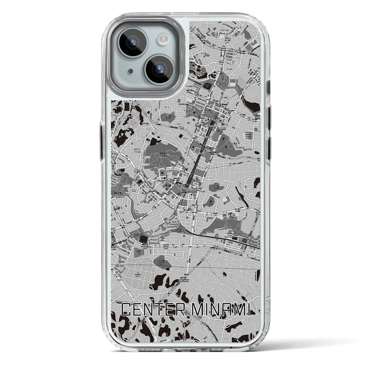 【センター南（神奈川県）】地図柄iPhoneケース（MagSafeタイプ）