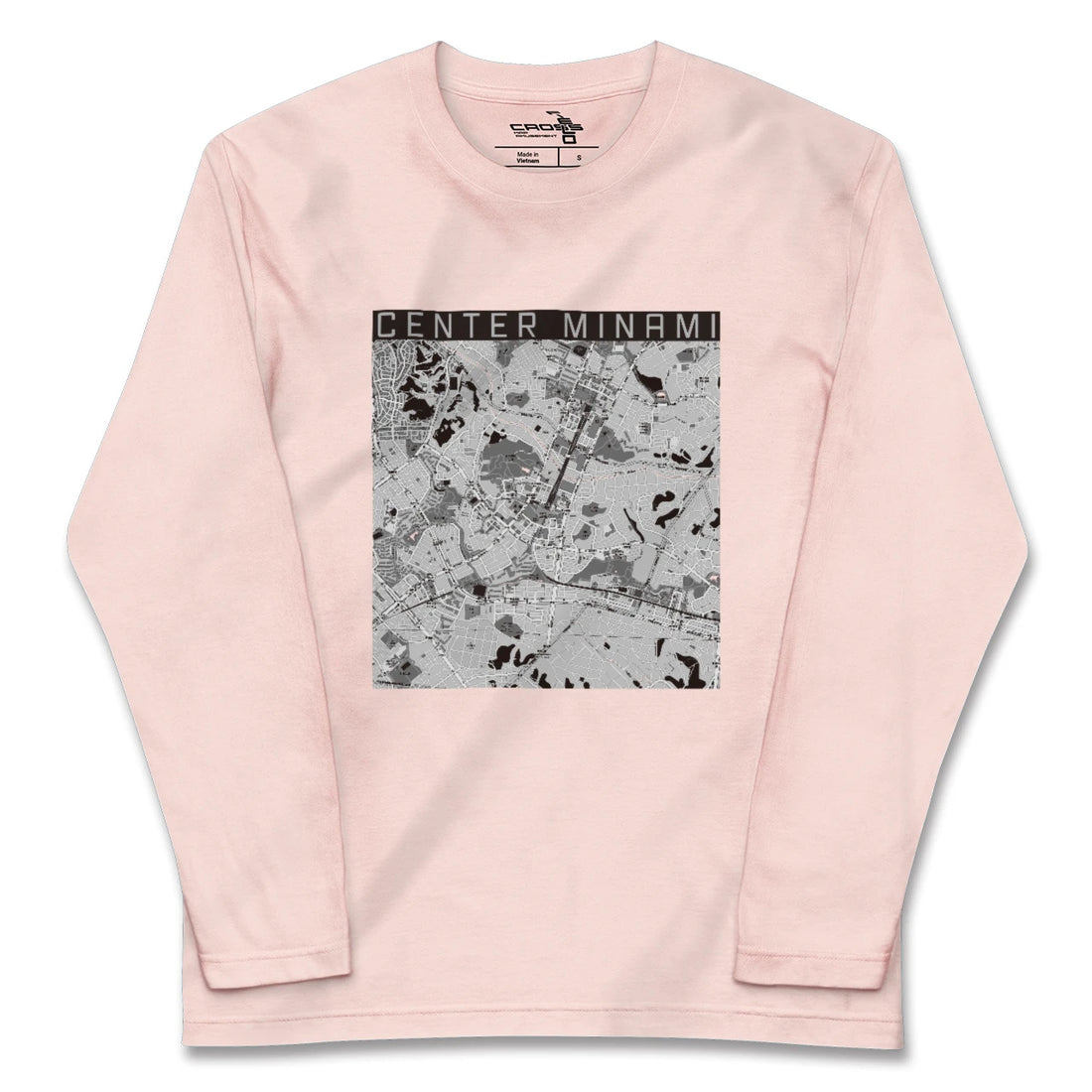 【センター南（神奈川県）】地図柄ロングスリーブTシャツ