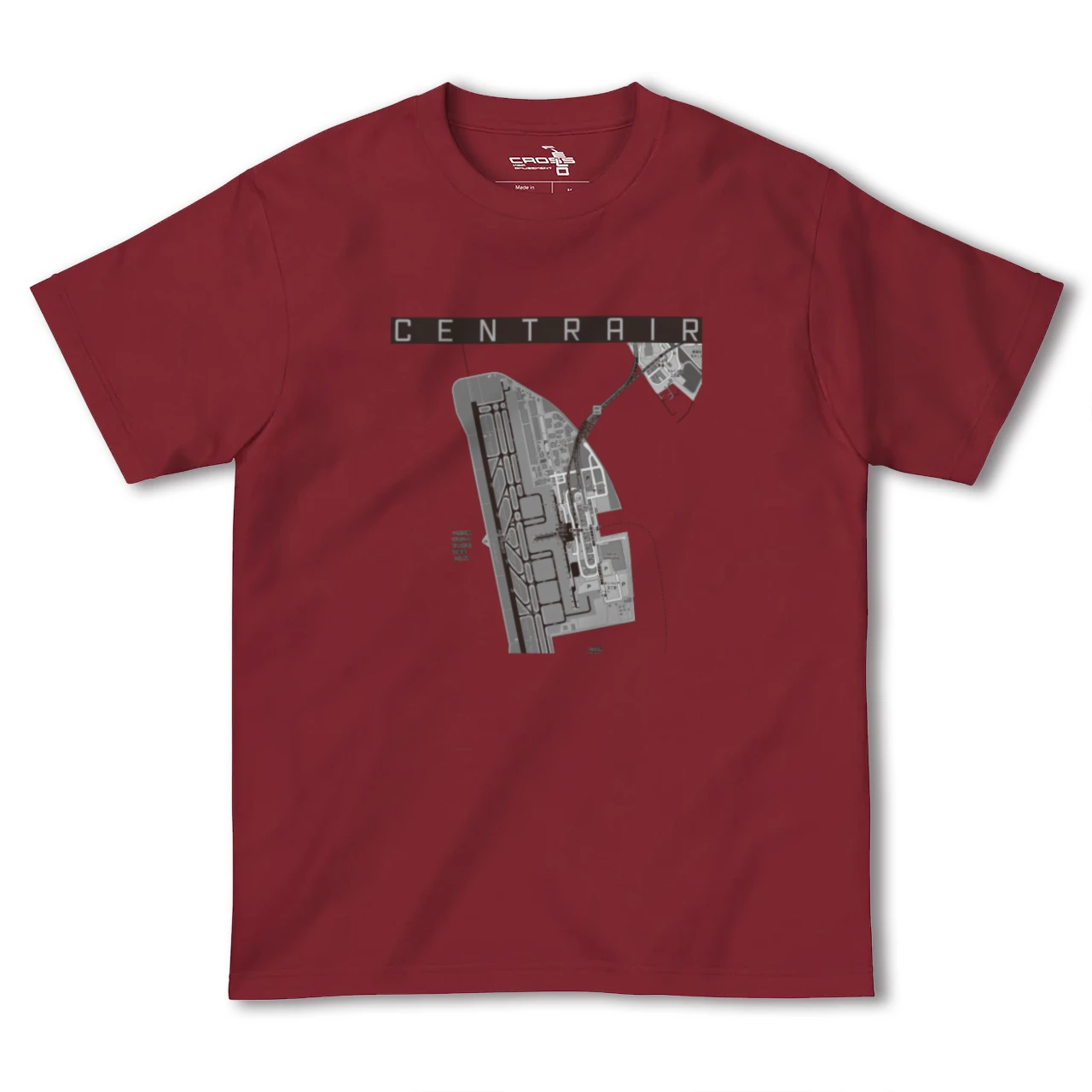 【中部国際空港（愛知県）】地図柄ヘビーウェイトTシャツ