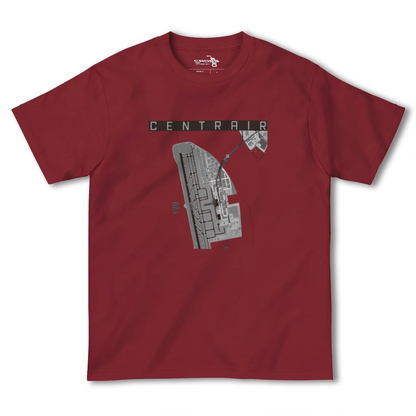【中部国際空港（愛知県）】地図柄ヘビーウェイトTシャツ
