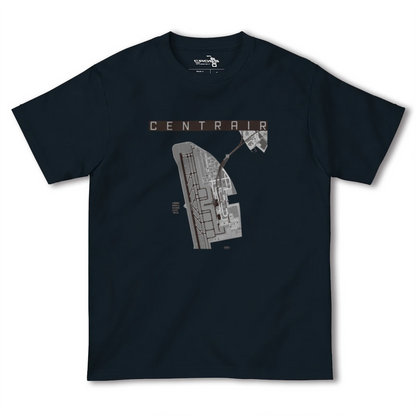 【中部国際空港（愛知県）】地図柄ヘビーウェイトTシャツ