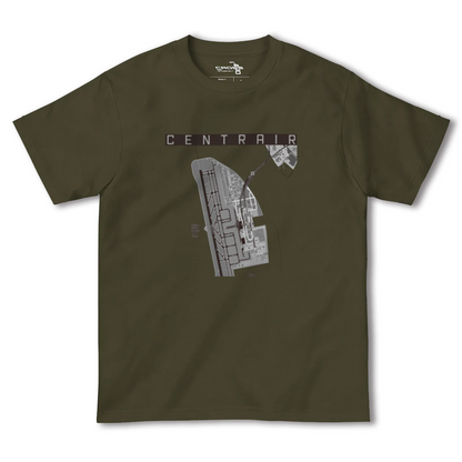 【中部国際空港（愛知県）】地図柄ヘビーウェイトTシャツ