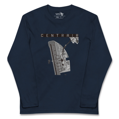 【中部国際空港（愛知県）】地図柄ロングスリーブTシャツ