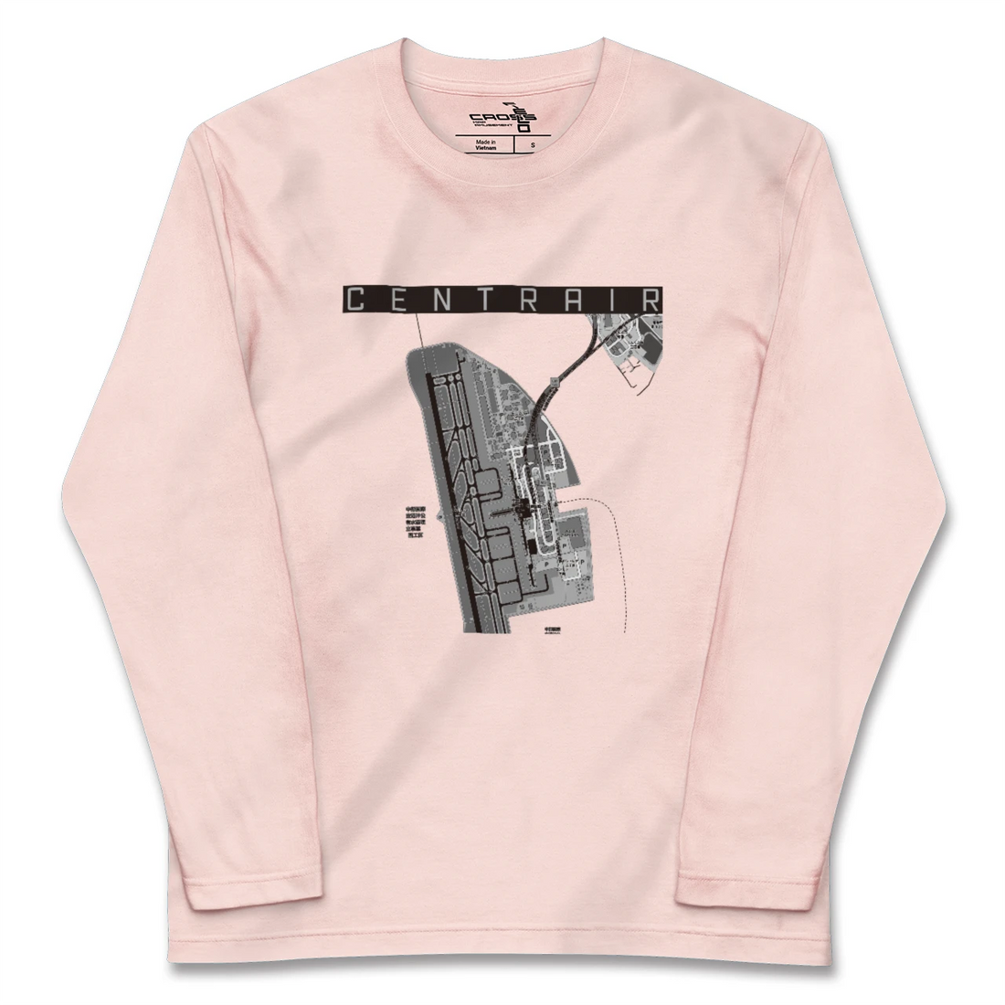 【中部国際空港（愛知県）】地図柄ロングスリーブTシャツ