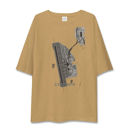【中部国際空港（愛知県）】地図柄ビッグシルエットTシャツ