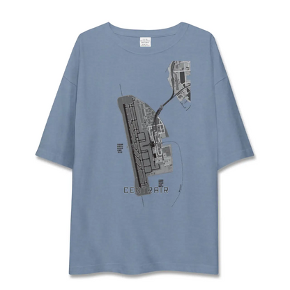【中部国際空港（愛知県）】地図柄ビッグシルエットTシャツ