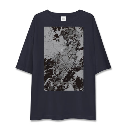 【シャーロッツビル（アメリカ）】地図柄ビッグシルエットTシャツ