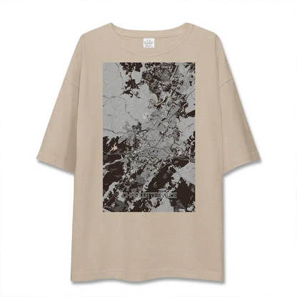 【シャーロッツビル（アメリカ）】地図柄ビッグシルエットTシャツ