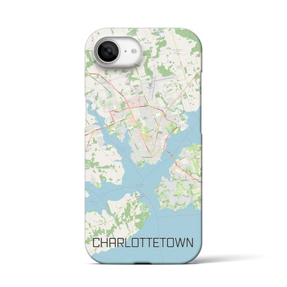 【シャーロットタウン（カナダ）】地図柄iPhoneケース（バックカバータイプ）