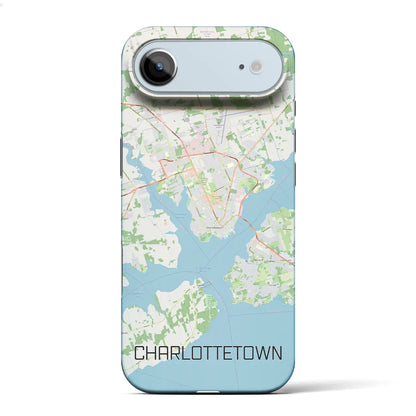 【シャーロットタウン（カナダ）】地図柄iPhoneケース（バックカバータイプ）