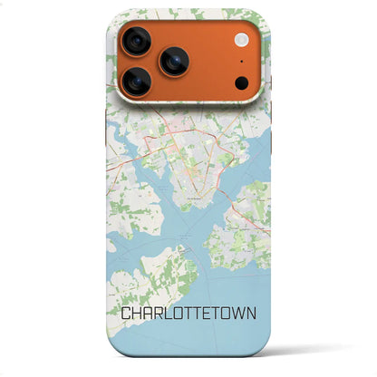【シャーロットタウン（カナダ）】地図柄iPhoneケース（バックカバータイプ）