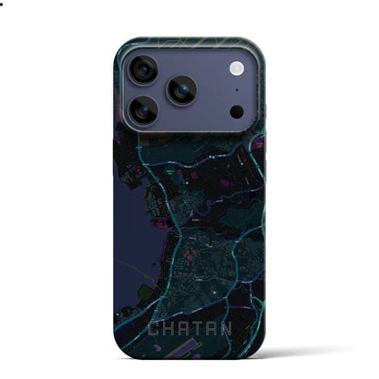 【北谷（沖縄県）】地図柄iPhoneケース（バックカバータイプ）