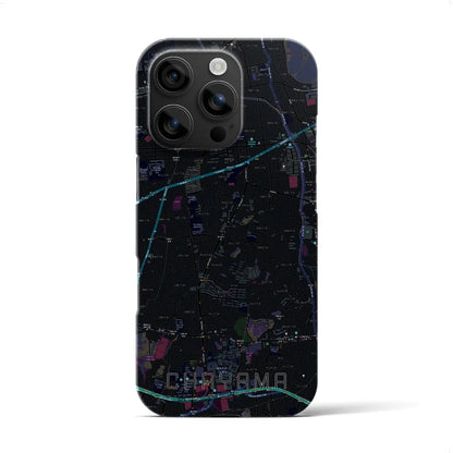 【茶山（福岡県）】地図柄iPhoneケース（バックカバータイプ）