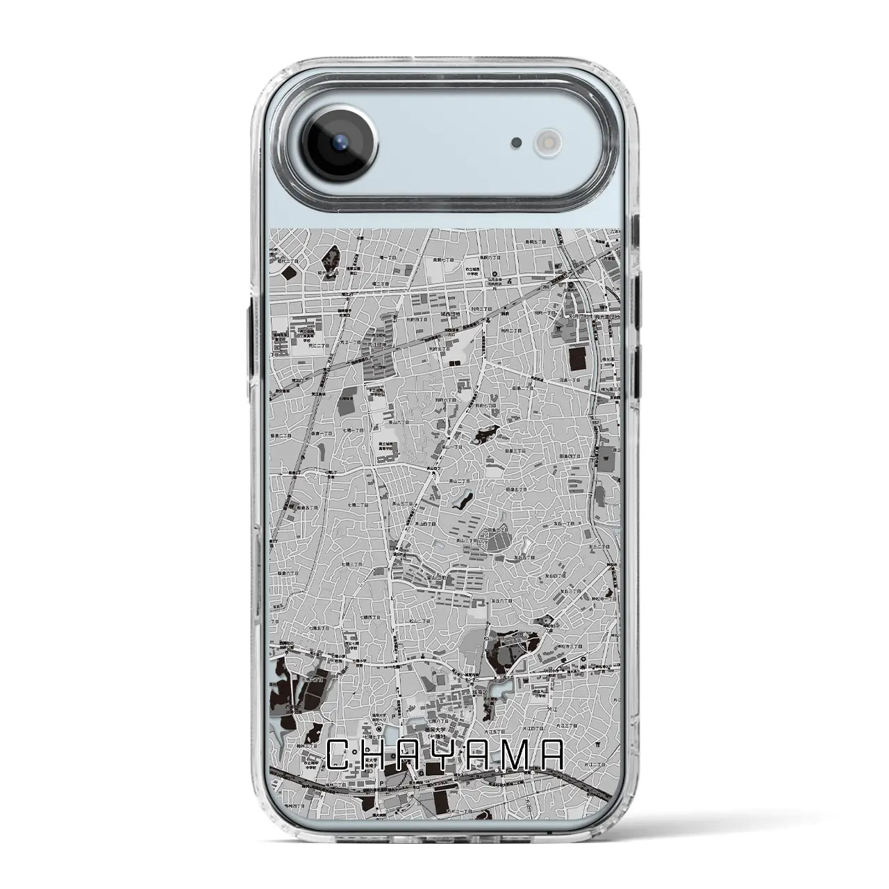 【茶山（福岡県）】地図柄iPhoneケース（MagSafeタイプ）