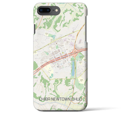 【千葉ニュータウン中央（千葉県）】地図柄iPhoneケース（バックカバータイプ）