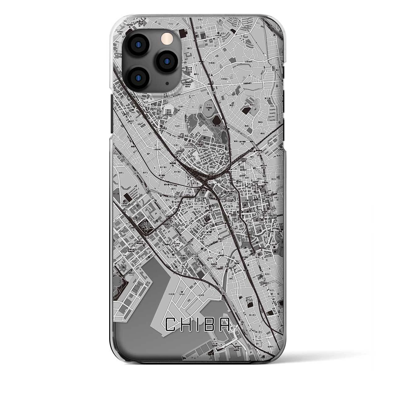 【千葉（千葉県）】地図柄iPhoneケース（クリアタイプ）
