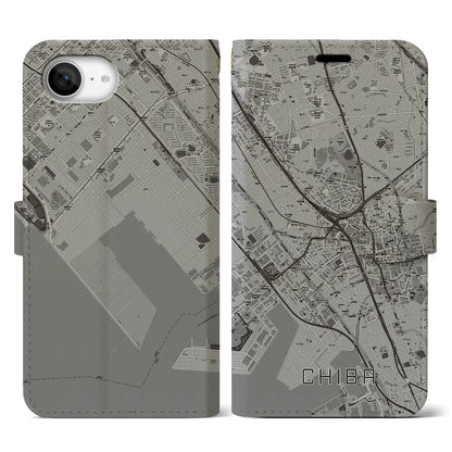 【千葉（千葉県）】地図柄iPhoneケース（手帳タイプ）