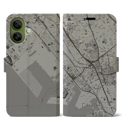 【千葉（千葉県）】地図柄iPhoneケース（手帳タイプ）