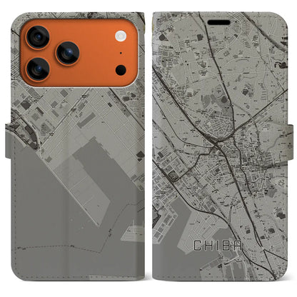 【千葉（千葉県）】地図柄iPhoneケース（手帳タイプ）