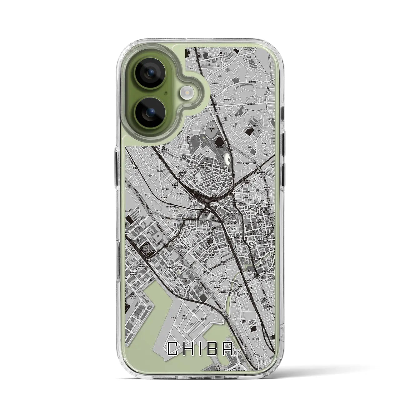 【千葉（千葉県）】地図柄iPhoneケース（MagSafeタイプ）