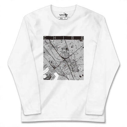 【千葉（千葉県）】地図柄ロングスリーブTシャツ