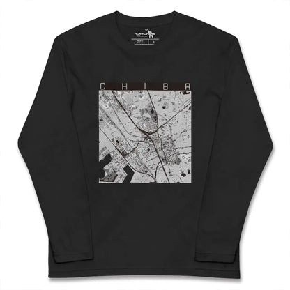 【千葉（千葉県）】地図柄ロングスリーブTシャツ