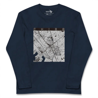 【千葉（千葉県）】地図柄ロングスリーブTシャツ
