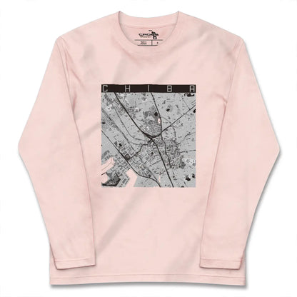 【千葉（千葉県）】地図柄ロングスリーブTシャツ