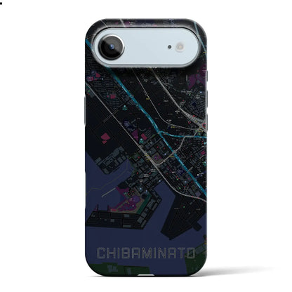 【千葉みなと（千葉県）】地図柄iPhoneケース（バックカバータイプ）