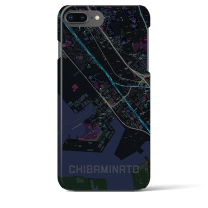 【千葉みなと（千葉県）】地図柄iPhoneケース（バックカバータイプ）