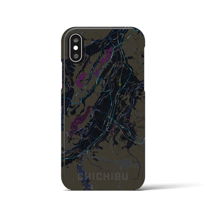 【秩父（埼玉県）】地図柄iPhoneケース（バックカバータイプ）