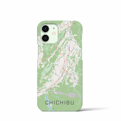 【秩父（埼玉県）】地図柄iPhoneケース（バックカバータイプ）