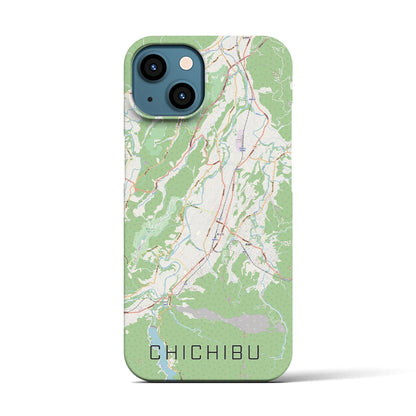 【秩父（埼玉県）】地図柄iPhoneケース（バックカバータイプ）
