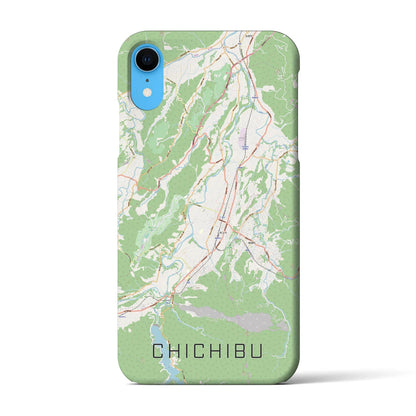 【秩父（埼玉県）】地図柄iPhoneケース（バックカバータイプ）