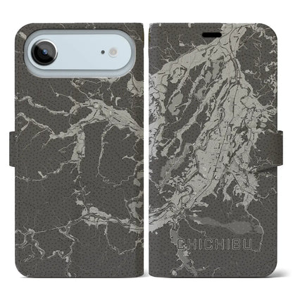 【秩父（埼玉県）】地図柄iPhoneケース（手帳タイプ）