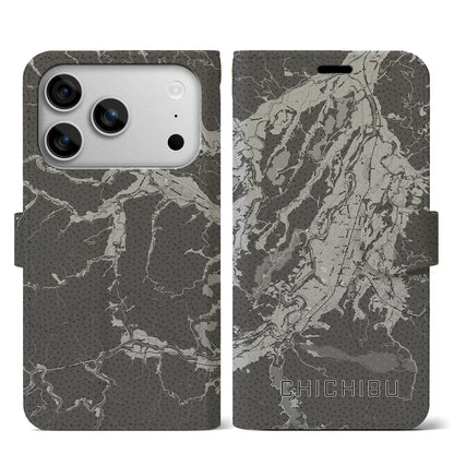 【秩父（埼玉県）】地図柄iPhoneケース（手帳タイプ）