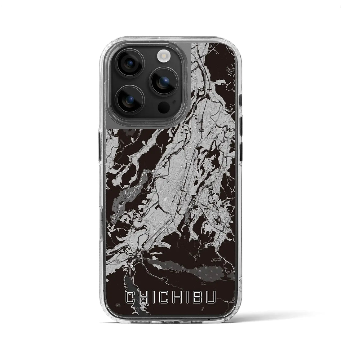 【秩父（埼玉県）】地図柄iPhoneケース（MagSafeタイプ）
