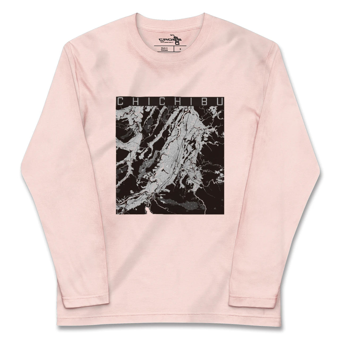 【秩父（埼玉県）】地図柄ロングスリーブTシャツ