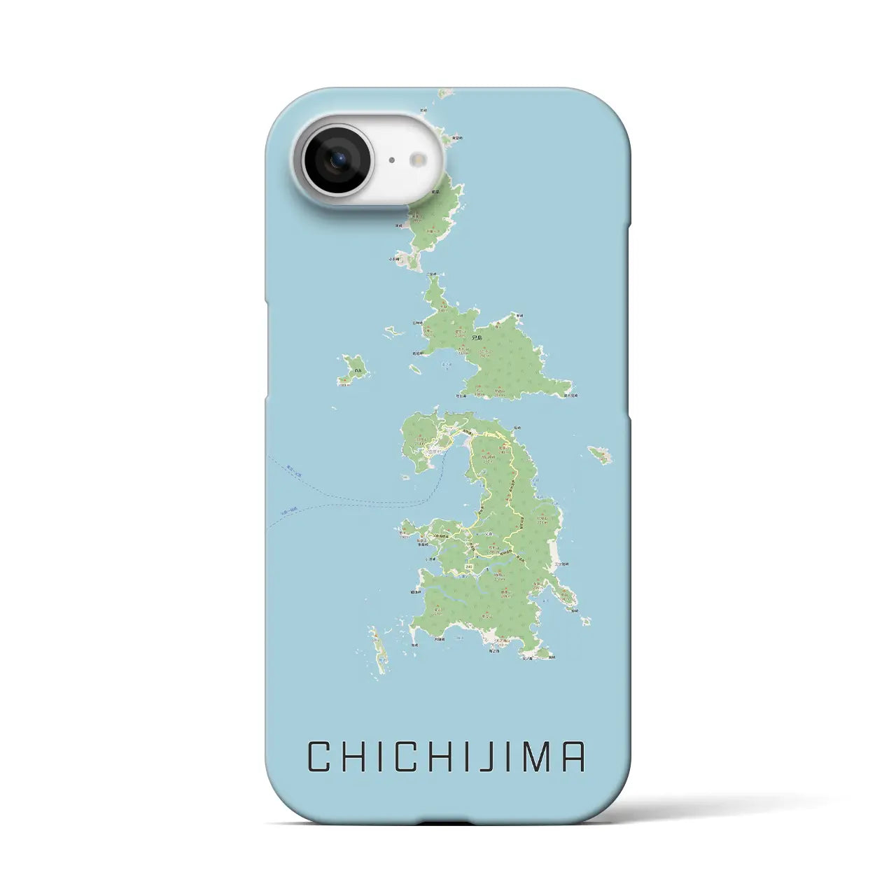【父島（東京都）】地図柄iPhoneケース（バックカバータイプ）