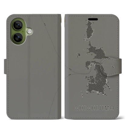 【父島（東京都）】地図柄iPhoneケース（手帳タイプ）