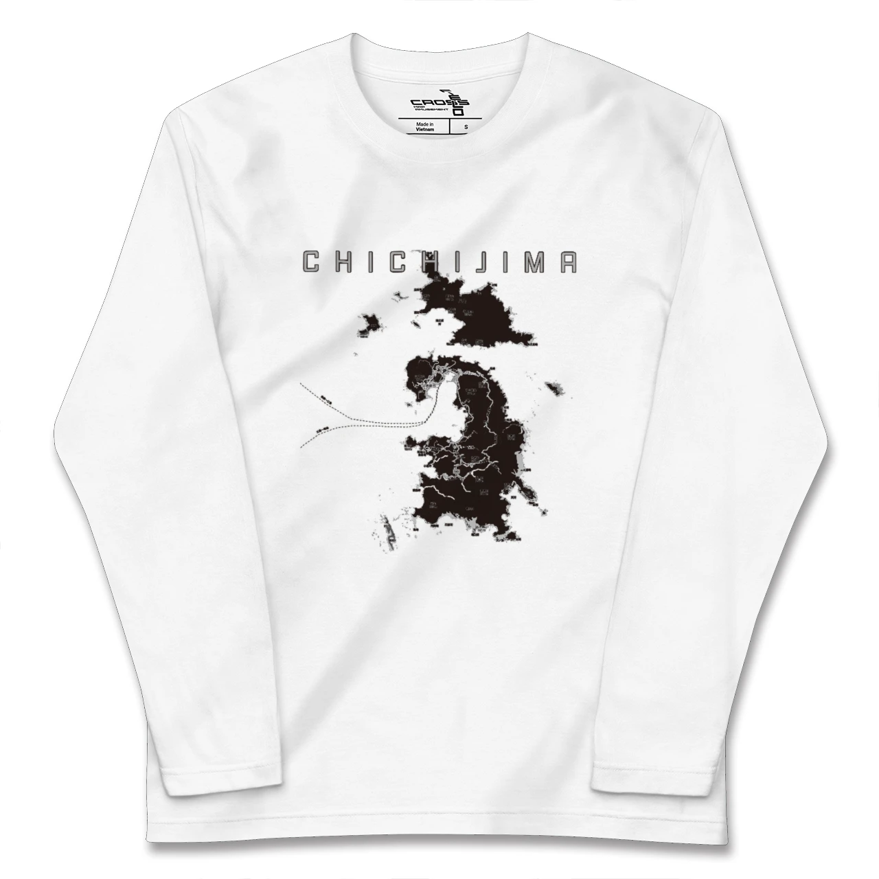 【父島（東京都）】地図柄ロングスリーブTシャツ