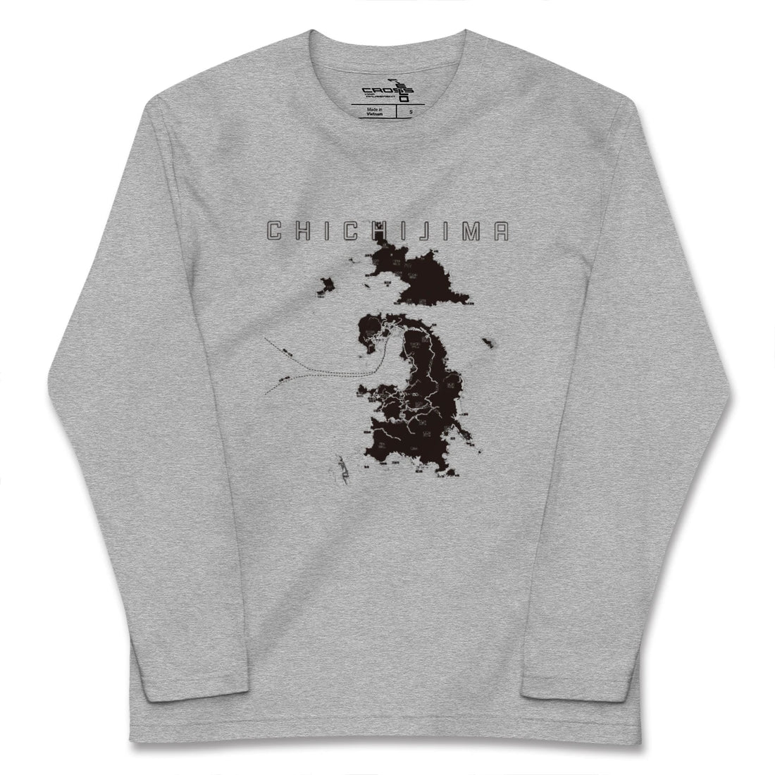 【父島（東京都）】地図柄ロングスリーブTシャツ