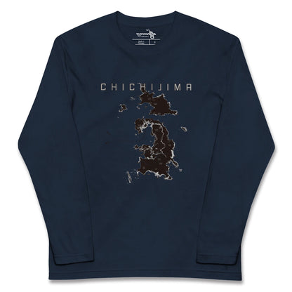 【父島（東京都）】地図柄ロングスリーブTシャツ