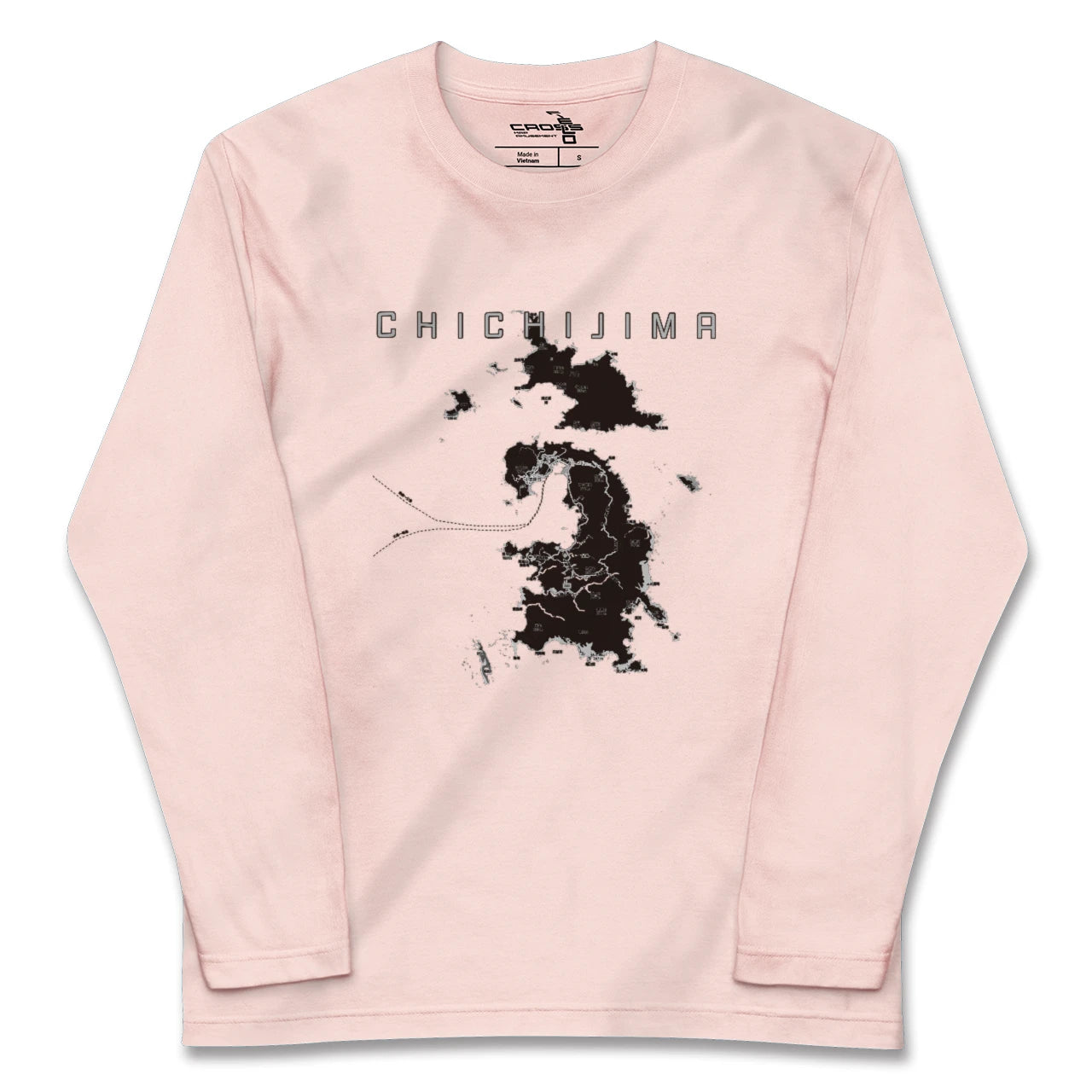 【父島（東京都）】地図柄ロングスリーブTシャツ