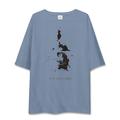 【父島（東京都）】地図柄ビッグシルエットTシャツ