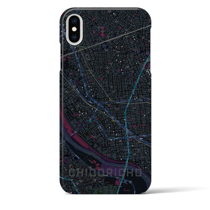 【千鳥町（東京都）】地図柄iPhoneケース（バックカバータイプ）