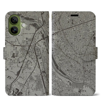 【千鳥町（東京都）】地図柄iPhoneケース（手帳タイプ）