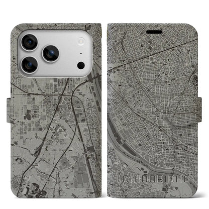 【千鳥町（東京都）】地図柄iPhoneケース（手帳タイプ）